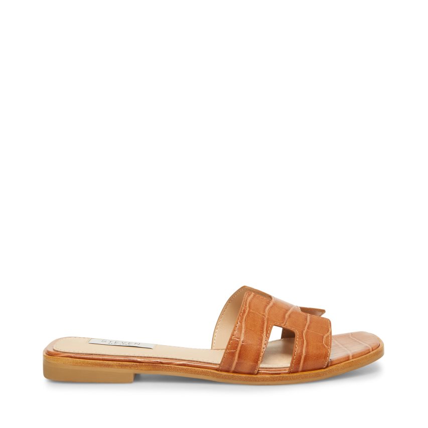 Sandalias de Diapositivas Steve Madden Hadyn Mujer Marrones | ES BV6S9E